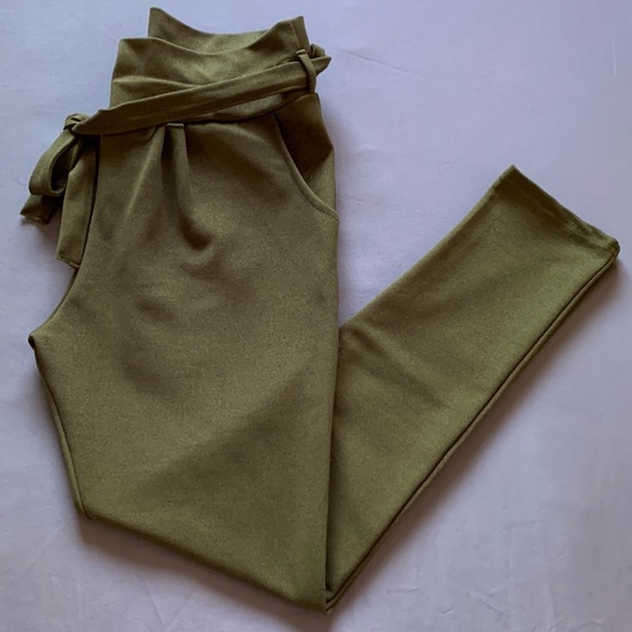 Prague Women's High Waisted Trousers - Picture 2 of 4